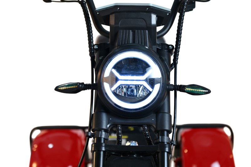 Электротрицикл WHITE SIBERIA PRO TRIKE 3000W RED