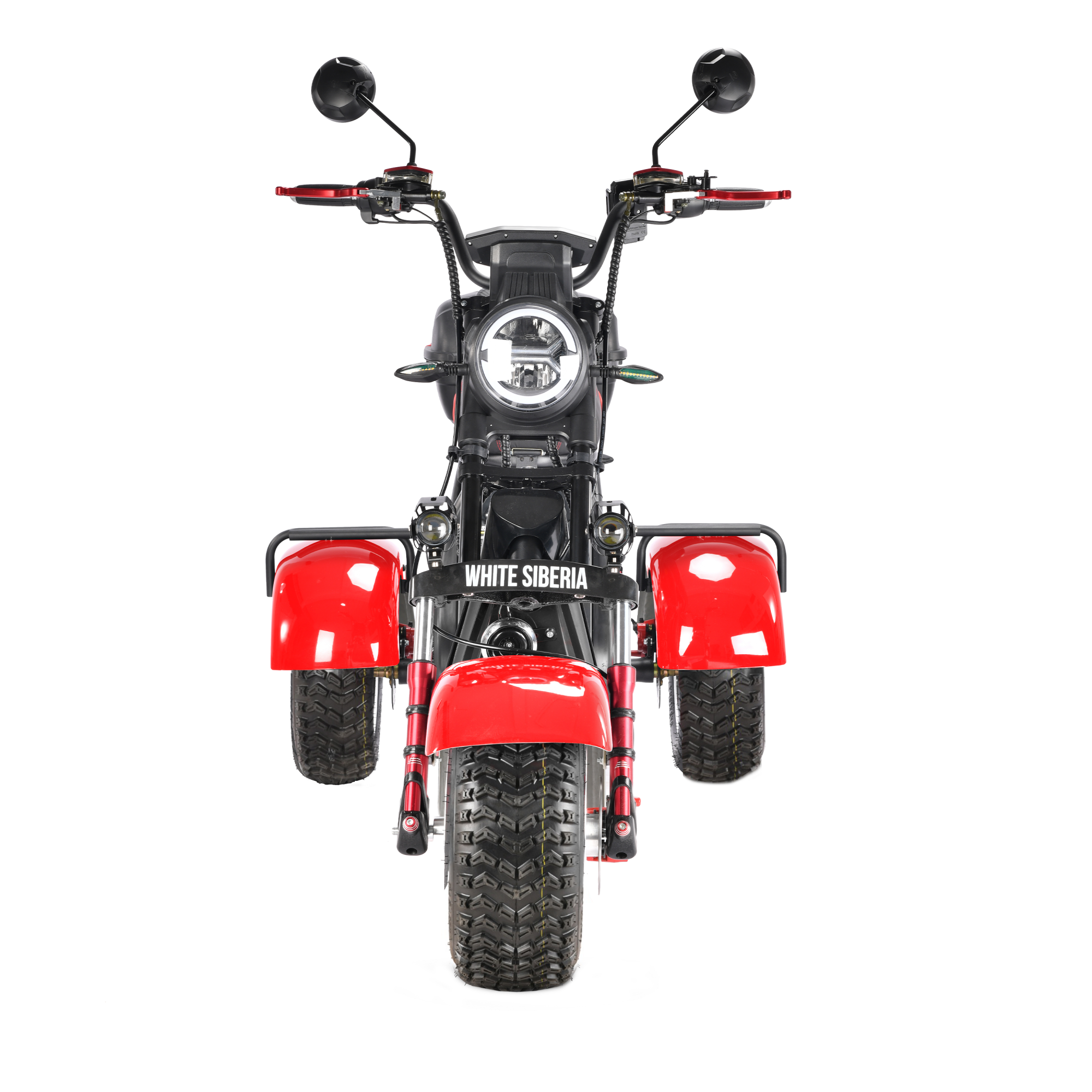 Электротрицикл WHITE SIBERIA PRO TRIKE  3000W  на колесах ALLROAD